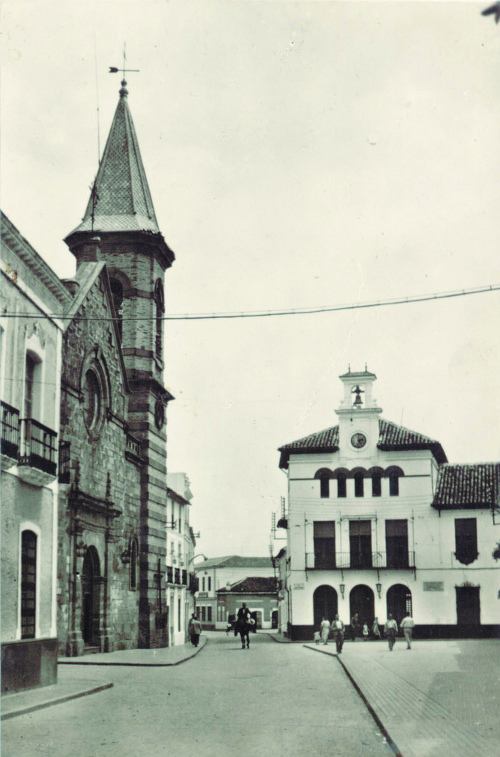 Ayuntamiento de Marmolejo - Ayuntamiento de Marmolejo. Foto antigua