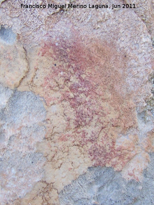 Pinturas rupestres de la Pea del Gorrin IIa - Pinturas rupestres de la Pea del Gorrin IIa. Barra