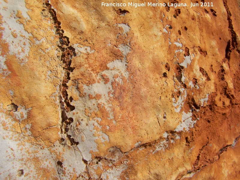 Pinturas rupestres de la Pea del Gorrin VII - Pinturas rupestres de la Pea del Gorrin VII. Manchas derechas
