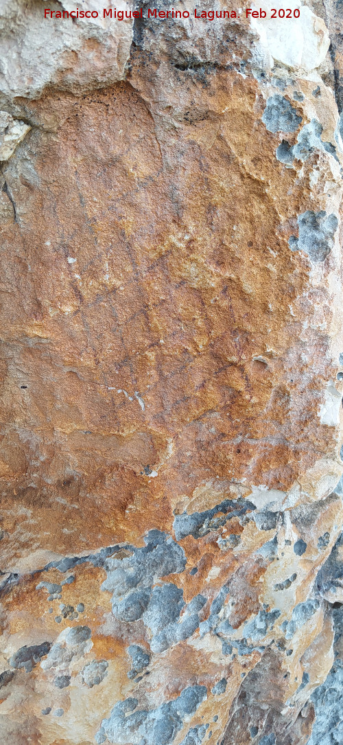 Pinturas rupestres de la Pe�a del Gorri�n III - Pinturas rupestres de la Pe�a del Gorri�n III. Panel