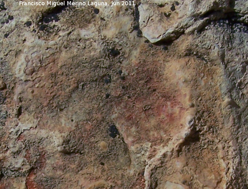 Pinturas rupestres de la Pea del Gorrin VIII - Pinturas rupestres de la Pea del Gorrin VIII. Manchas