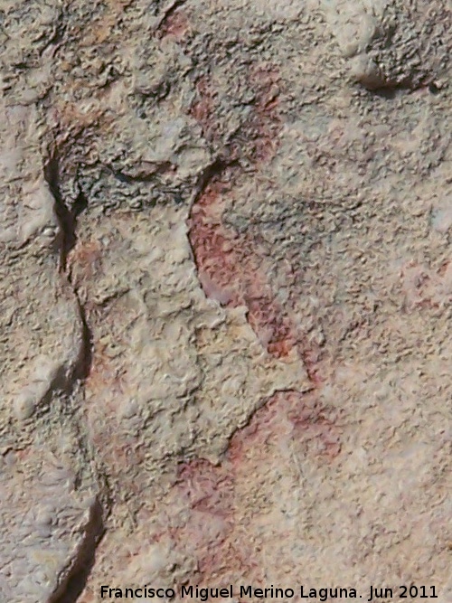 Pinturas rupestres de la Pea del Gorrin VIII - Pinturas rupestres de la Pea del Gorrin VIII. Restos
