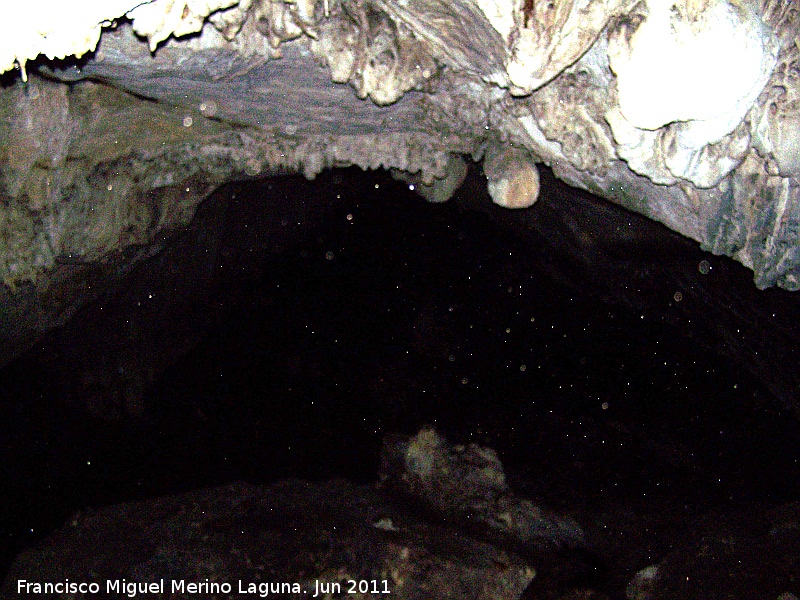 Cueva de La Hoya - Cueva de La Hoya. Gotas de agua