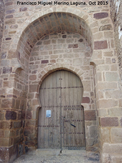 Castillo de Burgalimar - Castillo de Burgalimar. Puerta principal