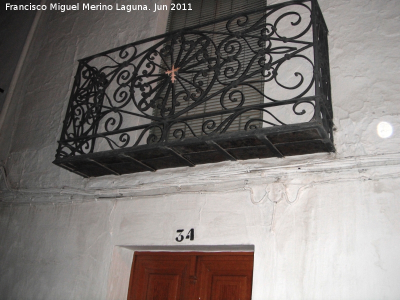 Casa de la Calle Francisco Bonilla n 34 - Casa de la Calle Francisco Bonilla n 34. Balcn