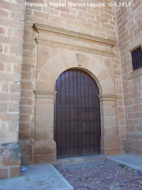 Ermita del Cristo del Llano - Ermita del Cristo del Llano. Portada lateral