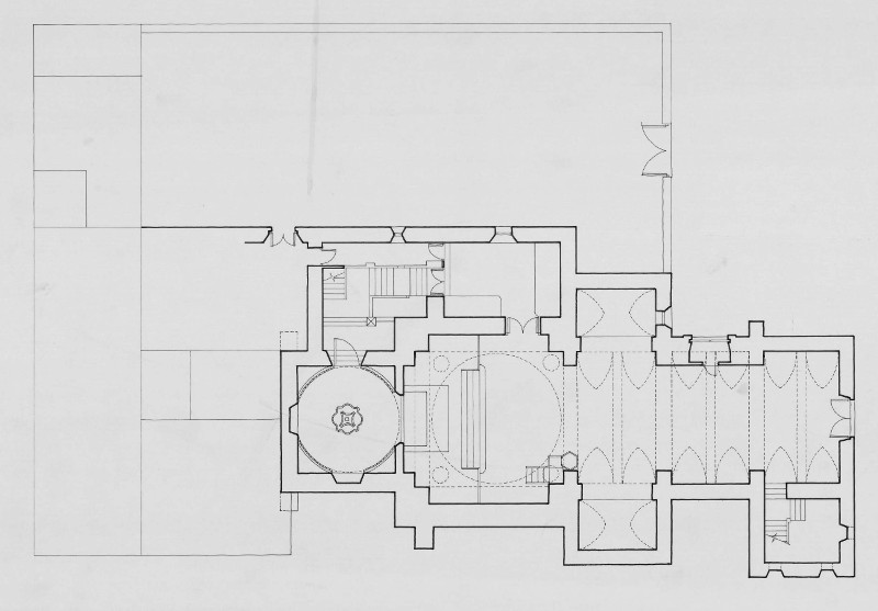Ermita del Cristo del Llano - Ermita del Cristo del Llano. Plano. IPCE 1978