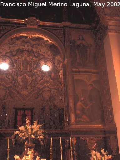 Ermita del Cristo del Llano - Ermita del Cristo del Llano. Frescos del camarn