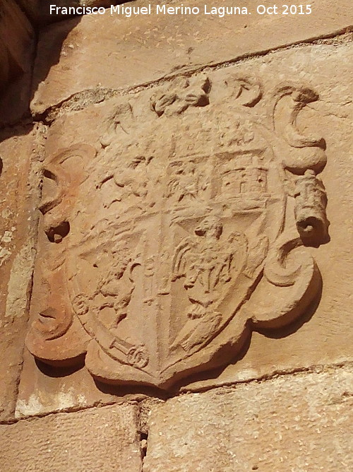 Palacio de Los Molina de la Cerda - Palacio de Los Molina de la Cerda. Escudo izquierdo