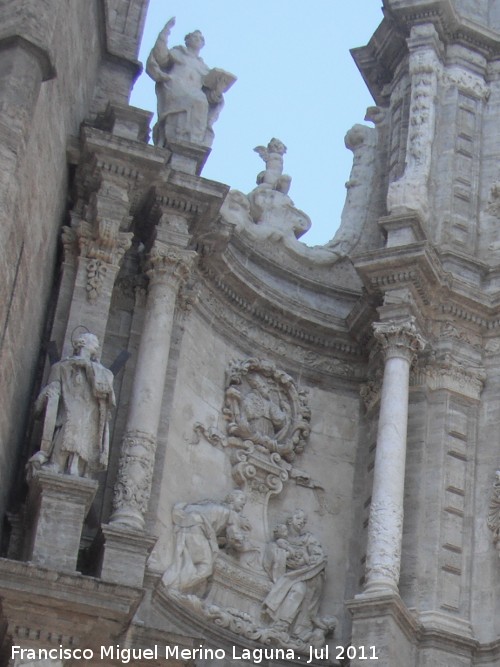 Catedral de Valencia. Puerta de los Hierros - Catedral de Valencia. Puerta de los Hierros. 