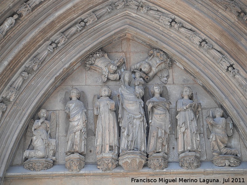 Catedral de Valencia. Puerta de los Apstoles - Catedral de Valencia. Puerta de los Apstoles. 