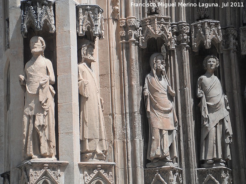 Catedral de Valencia. Puerta de los Apstoles - Catedral de Valencia. Puerta de los Apstoles. 