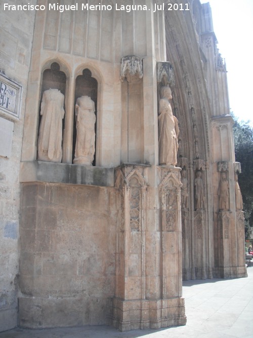 Catedral de Valencia. Puerta de los Apstoles - Catedral de Valencia. Puerta de los Apstoles. 