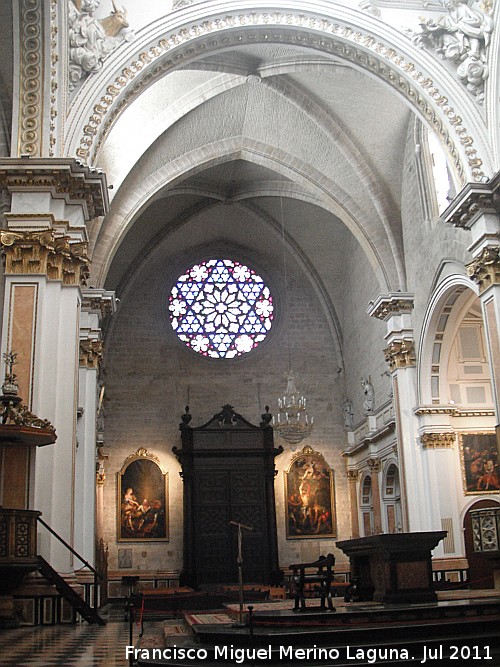 Catedral de Valencia. Puerta de los Apstoles - Catedral de Valencia. Puerta de los Apstoles. Interior