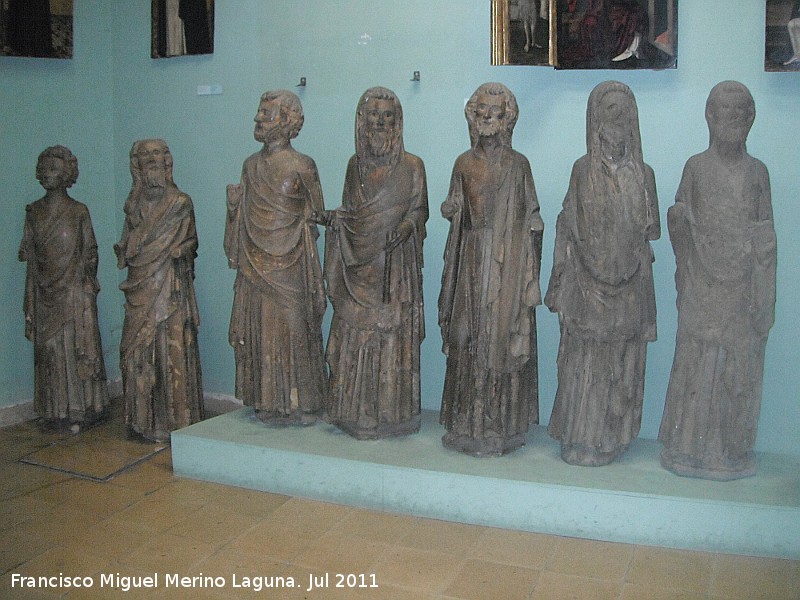 Catedral de Valencia. Puerta de los Apstoles - Catedral de Valencia. Puerta de los Apstoles. Estatuas originales