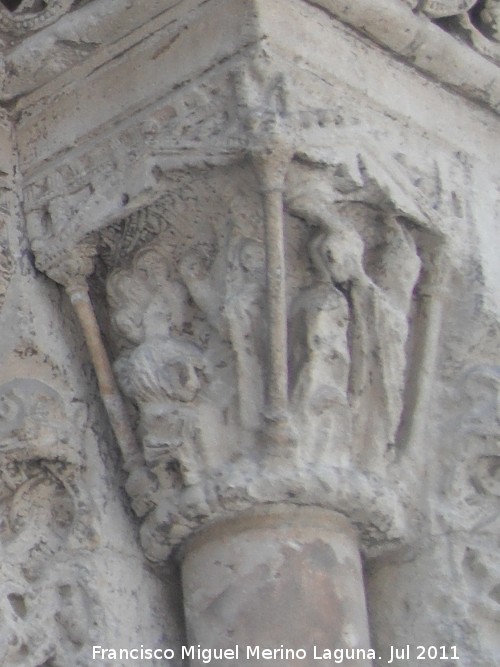 Catedral de Valencia. Puerta del Palau - Catedral de Valencia. Puerta del Palau. Institucin de los jueces de Israel