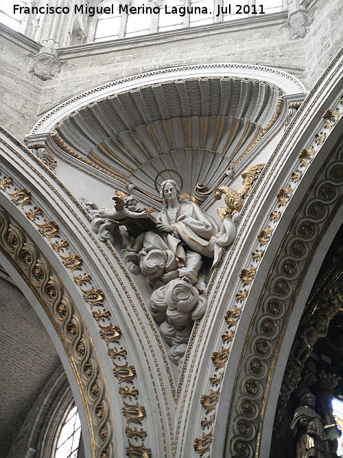 Catedral de Valencia. Cimborrio - Catedral de Valencia. Cimborrio. San Juan