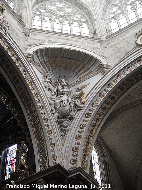 Catedral de Valencia. Cimborrio - Catedral de Valencia. Cimborrio. San Mateo