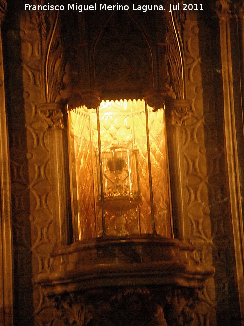 Catedral de Valencia. Capilla del Santo Cliz - Catedral de Valencia. Capilla del Santo Cliz. Santo Cliz