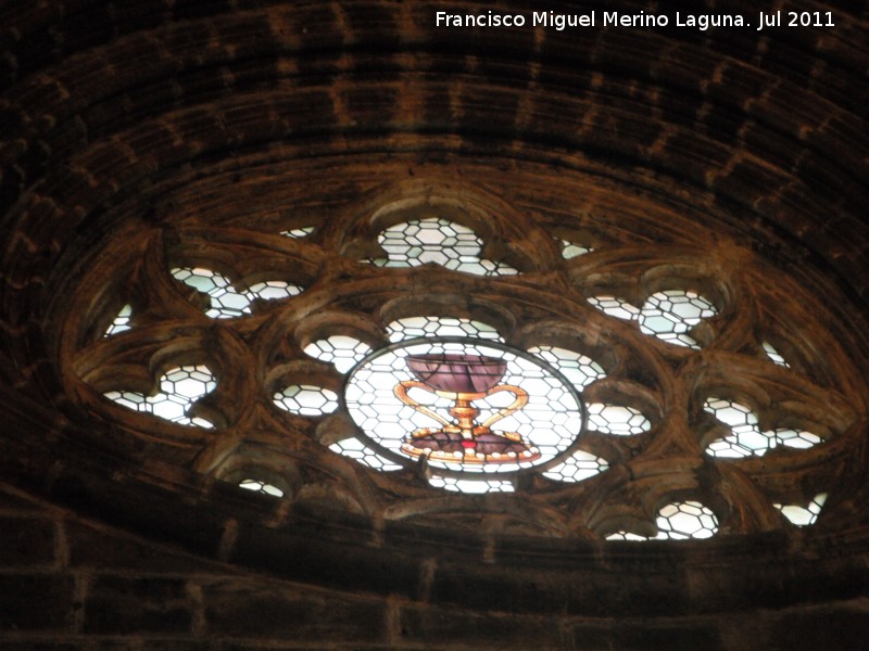 Catedral de Valencia. Capilla del Santo Cliz - Catedral de Valencia. Capilla del Santo Cliz. Rosetn