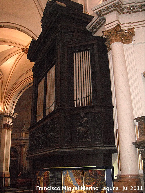 Catedral de Valencia. rgano - Catedral de Valencia. rgano. 