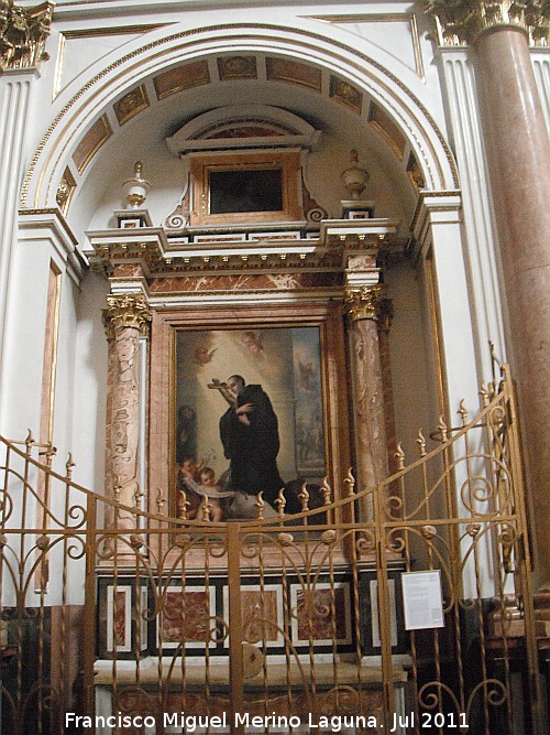 Catedral de Valencia. Capilla del Beato Gaspar de Bono - Catedral de Valencia. Capilla del Beato Gaspar de Bono. 