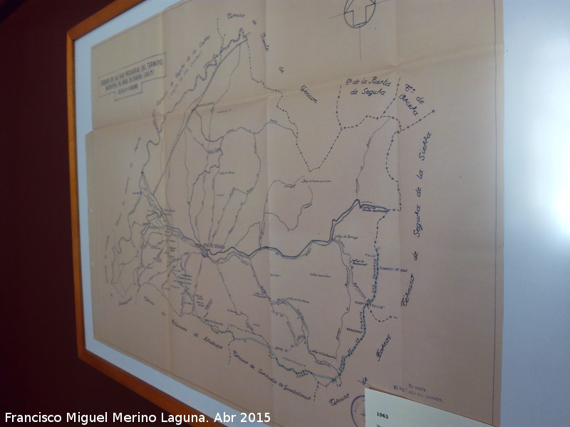 Historia de Beas de Segura - Historia de Beas de Segura. Mapa de las Vas Pecuarias de Beas. 1963. Archivo Histrico de Jan