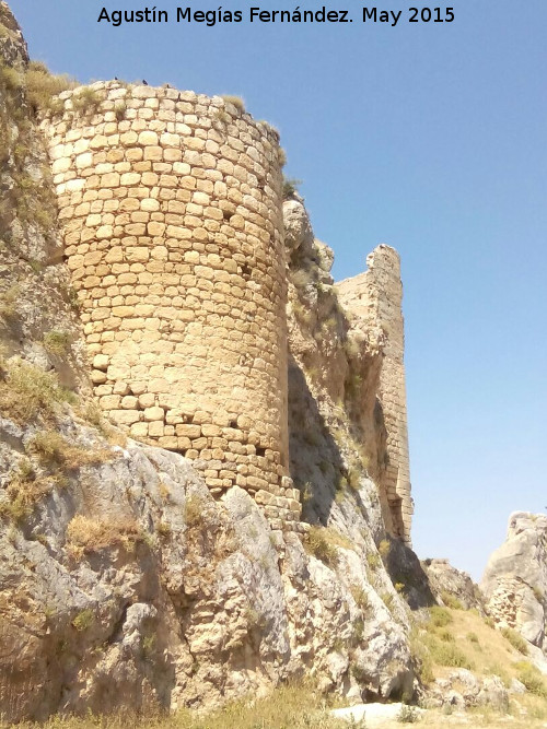 Castillo Nuevo de Bedmar - Castillo Nuevo de Bedmar. Torren circular