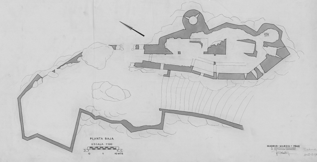Castillo Nuevo de Bedmar - Castillo Nuevo de Bedmar. Plano. IPCE 1962