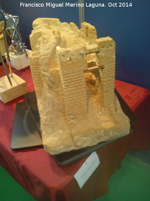 Castillo Nuevo de Bedmar - Castillo Nuevo de Bedmar. Maqueta, autor Serafn Chamorro Ruiz