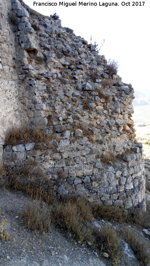 Castillo Viejo de Bedmar - Castillo Viejo de Bedmar. Torren circular