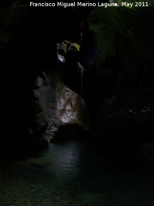 Cueva de Cuadros - Cueva de Cuadros. Cascada