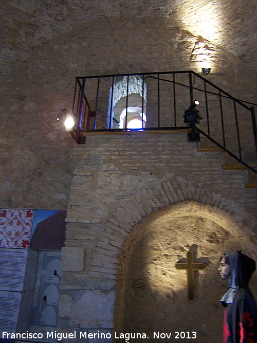 Castillo de la Villa. Torre del Homenaje - Castillo de la Villa. Torre del Homenaje. Escalera para la azotea