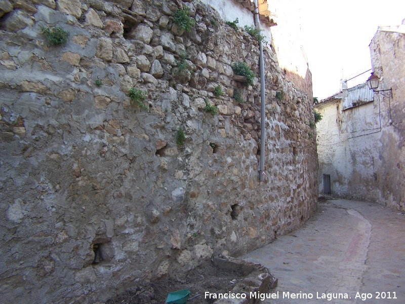 Castillo de la Villa. Muralla Este - Castillo de la Villa. Muralla Este. 