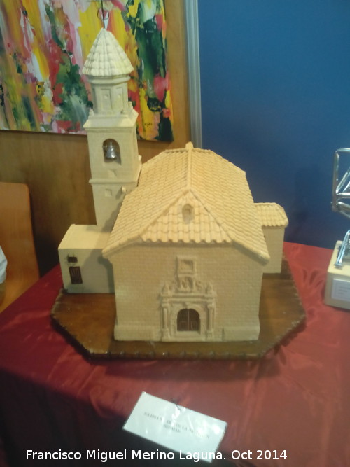 Iglesia de la Asuncin de Bedmar - Iglesia de la Asuncin de Bedmar. Maqueta, autor Serafn Chamorro Ruiz