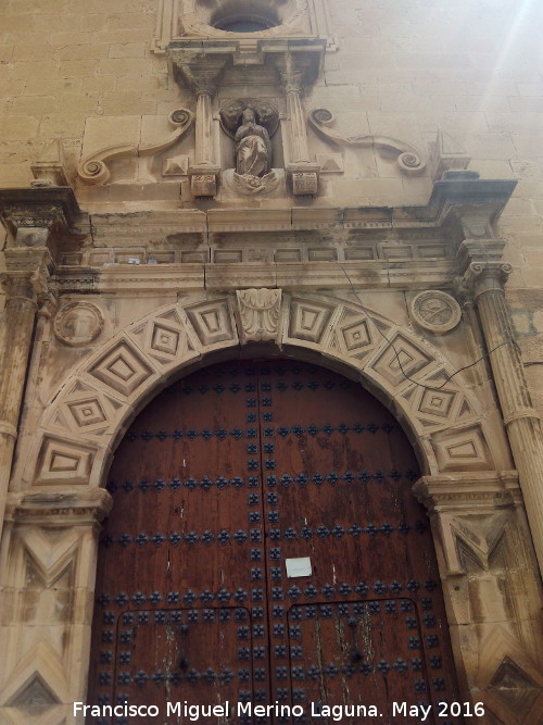 Iglesia de la Asuncin de Bedmar - Iglesia de la Asuncin de Bedmar. Portada principal