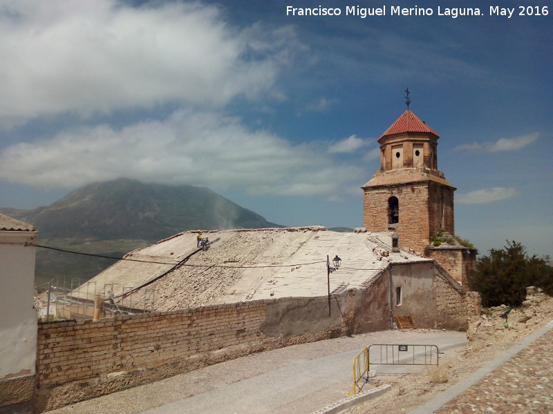 Iglesia de la Asuncin de Bedmar - Iglesia de la Asuncin de Bedmar. Arreglo del tejado