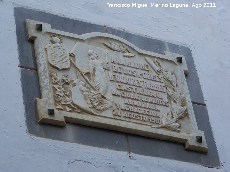 Casa de Dolores Torres - Casa de Dolores Torres. Placa