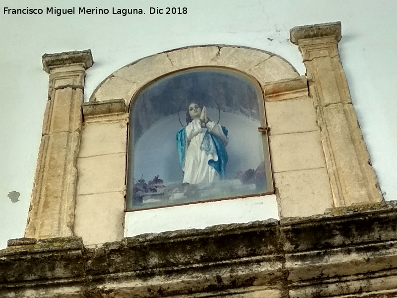 Ermita Antigua de la Inmaculada Concepcin - Ermita Antigua de la Inmaculada Concepcin. Hornacina de la Inmaculada Concepcin