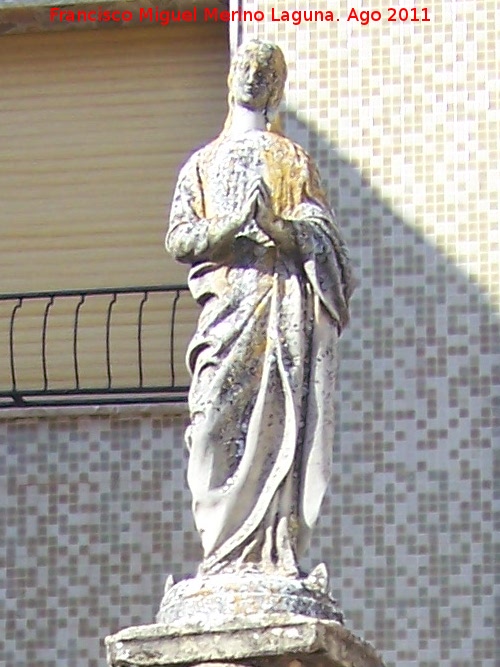 Triunfo de la Inmaculada - Triunfo de la Inmaculada. Estatua