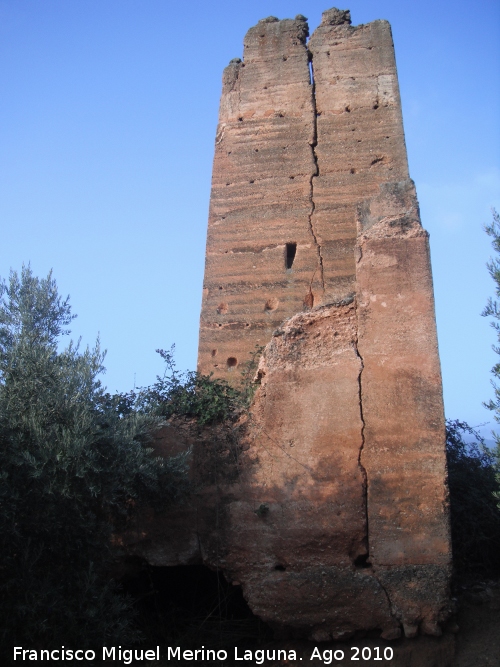 Castillo de Cardete - Castillo de Cardete. Torre del Homenaje lado Este