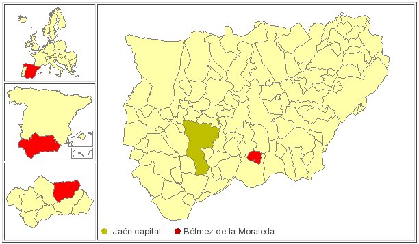 Blmez de la Moraleda - Blmez de la Moraleda. Localizacin