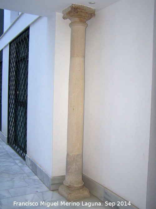 Casa de la Calle Pintor Carmelo Palomino n 3 - Casa de la Calle Pintor Carmelo Palomino n 3. Columna