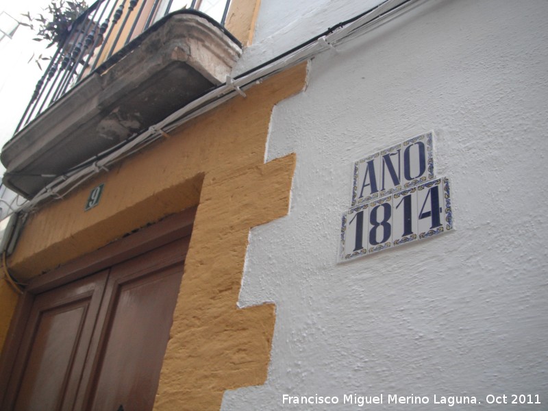 Casa de la Calle Josefa Sevillanos n 9 - Casa de la Calle Josefa Sevillanos n 9. 