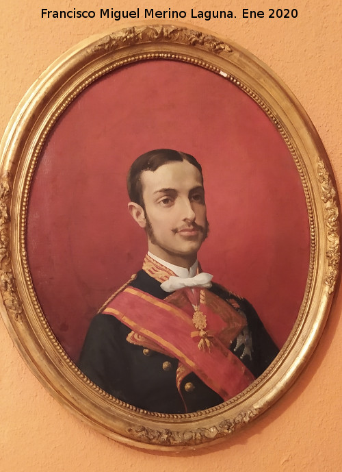Alfonso XII - Alfonso XII. Alfonso XII cuadro de Pedro Rodr�guez de la Torre de 1878. Museo Provincial de Ja�n