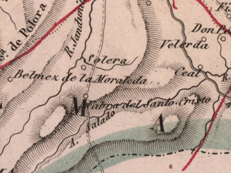 Historia de Cabra de Santo Cristo - Historia de Cabra de Santo Cristo. Mapa 1847