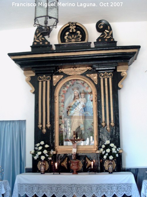 Capilla de la Virgen del Carmen - Capilla de la Virgen del Carmen. Retablo