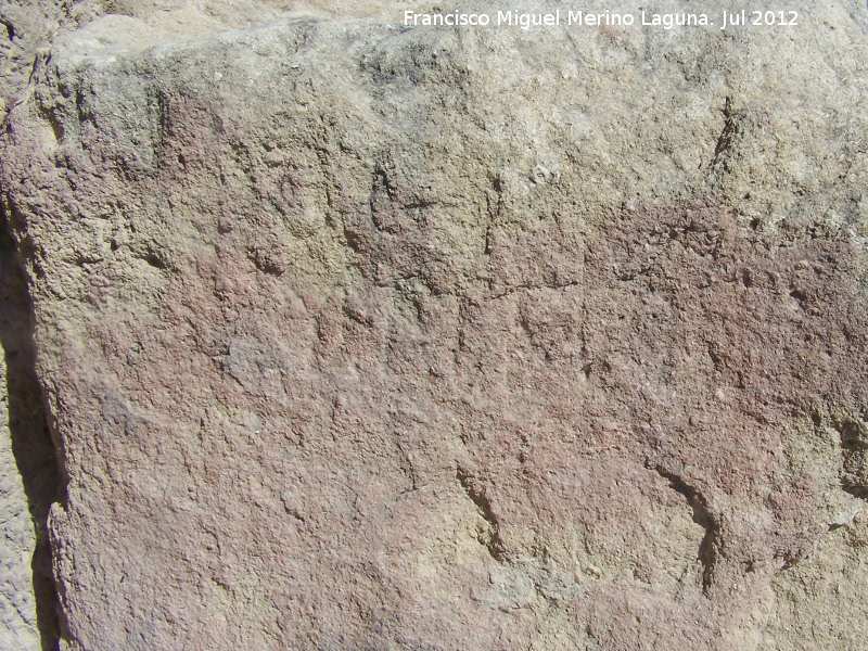 Dolmen de Menga - Dolmen de Menga. Paleoescritura