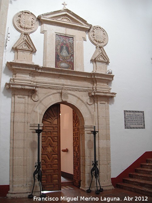 Colegiata Santa Mara la Mayor - Colegiata Santa Mara la Mayor. Puerta de la Sacrista