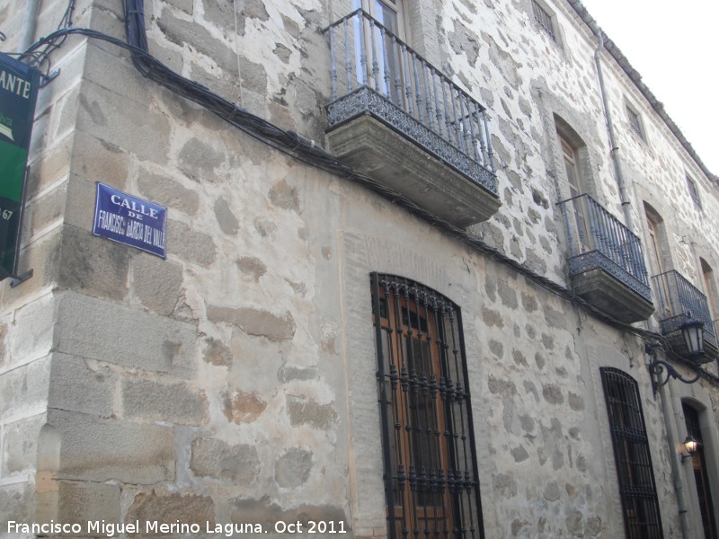 Casa de la Calle Francisco García del Valle nº 4 y 6 - Casa de la Calle Francisco García del Valle nº 4 y 6. 